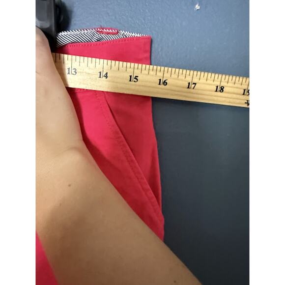 Crown & Ivy Pink Pants Women's Size 8 Skinny Cotton Coastal Grandma Vacation - Picture 7 of 9